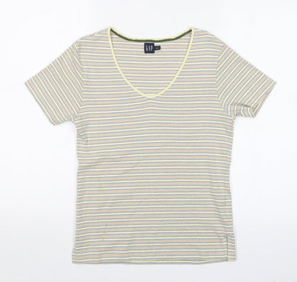 Womens UK Size M Gap Multicoloured Basic T-Shirt
