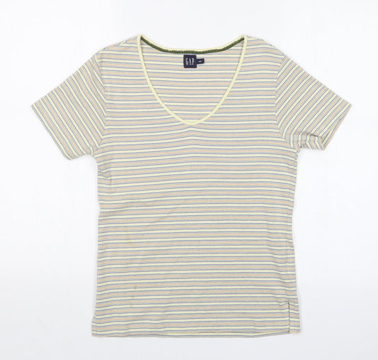 Womens UK Size M Gap Multicoloured Basic T-Shirt