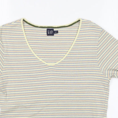 Womens UK Size M Gap Multicoloured Basic T-Shirt
