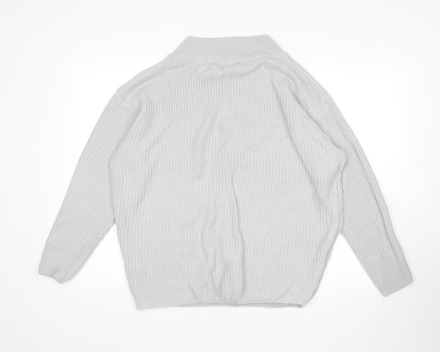 Boohoo Womens Grey   Pullover Jumper Size 18