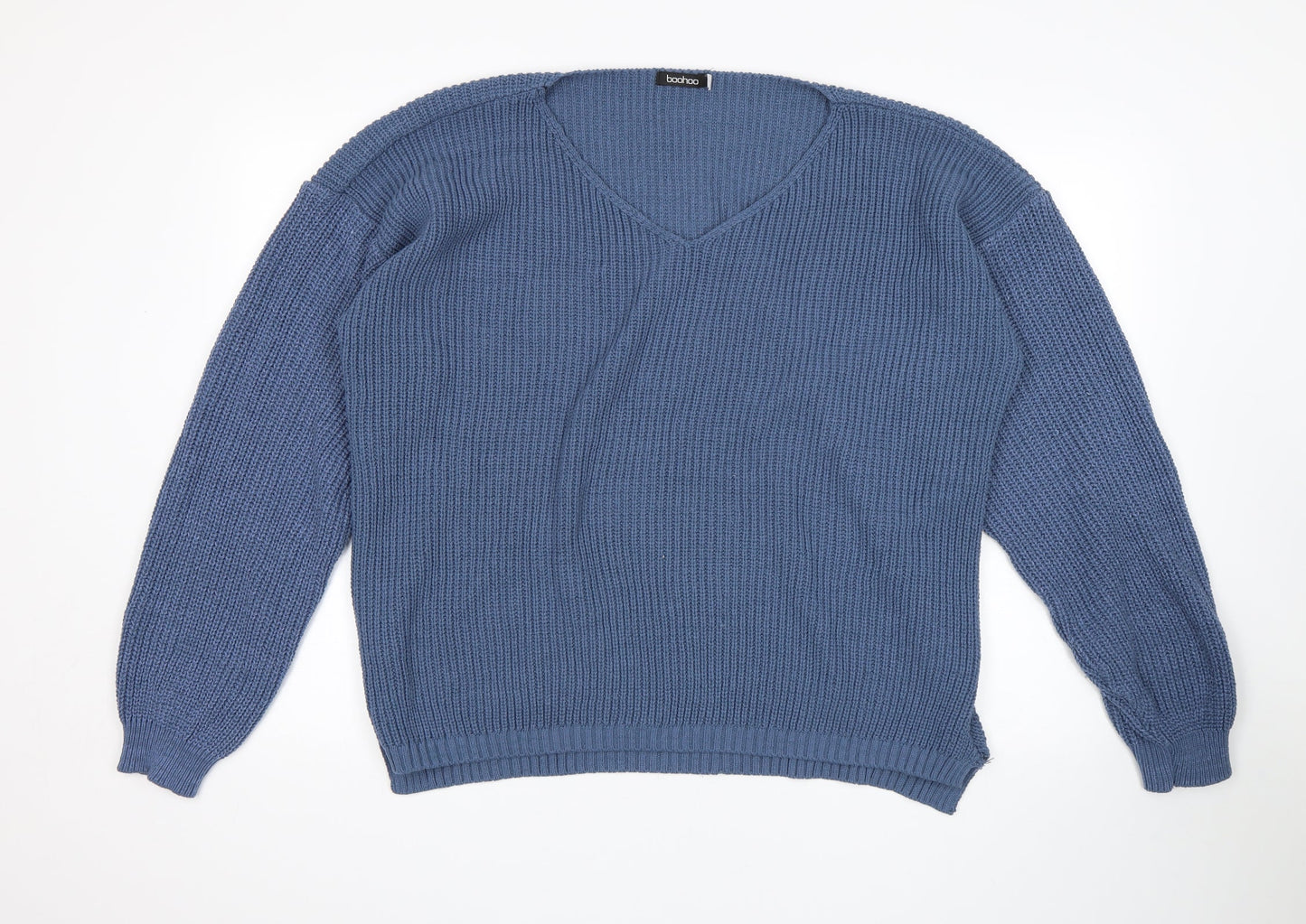 Boohoo Womens Blue   Pullover Jumper Size 18
