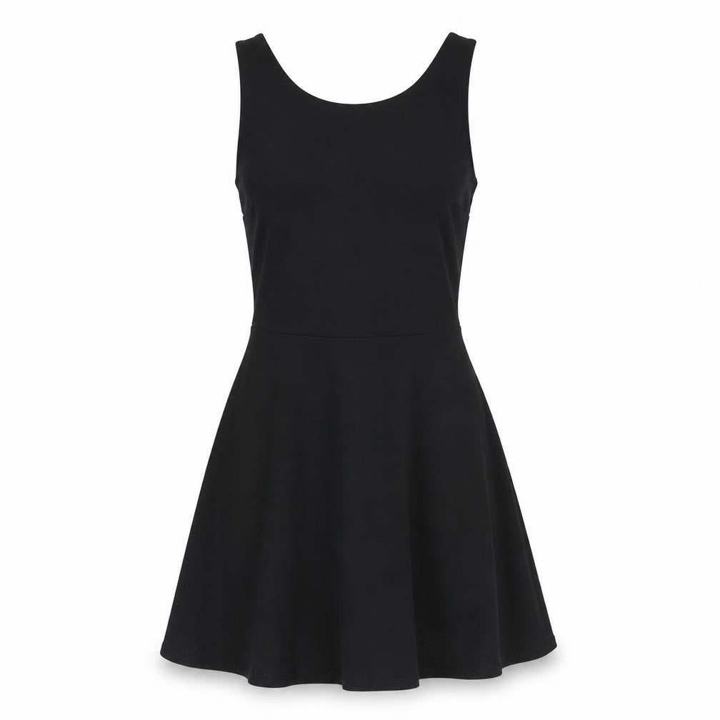 Front view of Lulus women’s black mini, size S