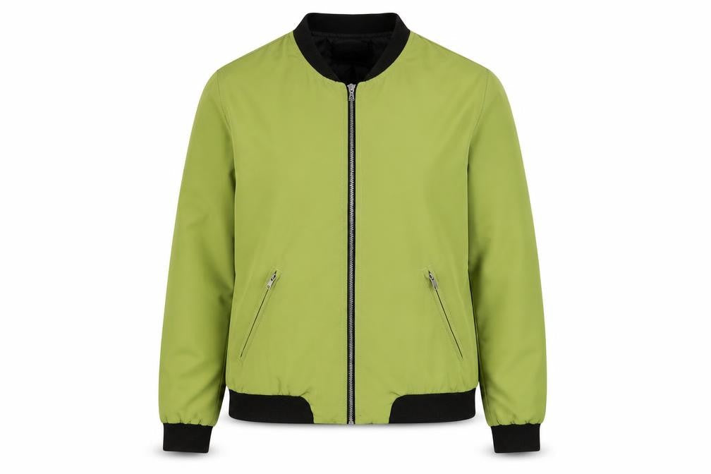Womens UK Size 8 RESERVED Green Bomber Jacket