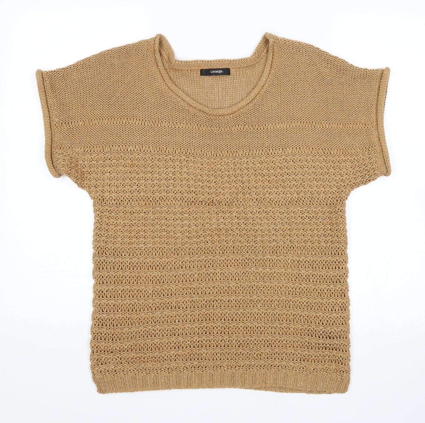 George Womens Brown   Pullover Jumper Size 8