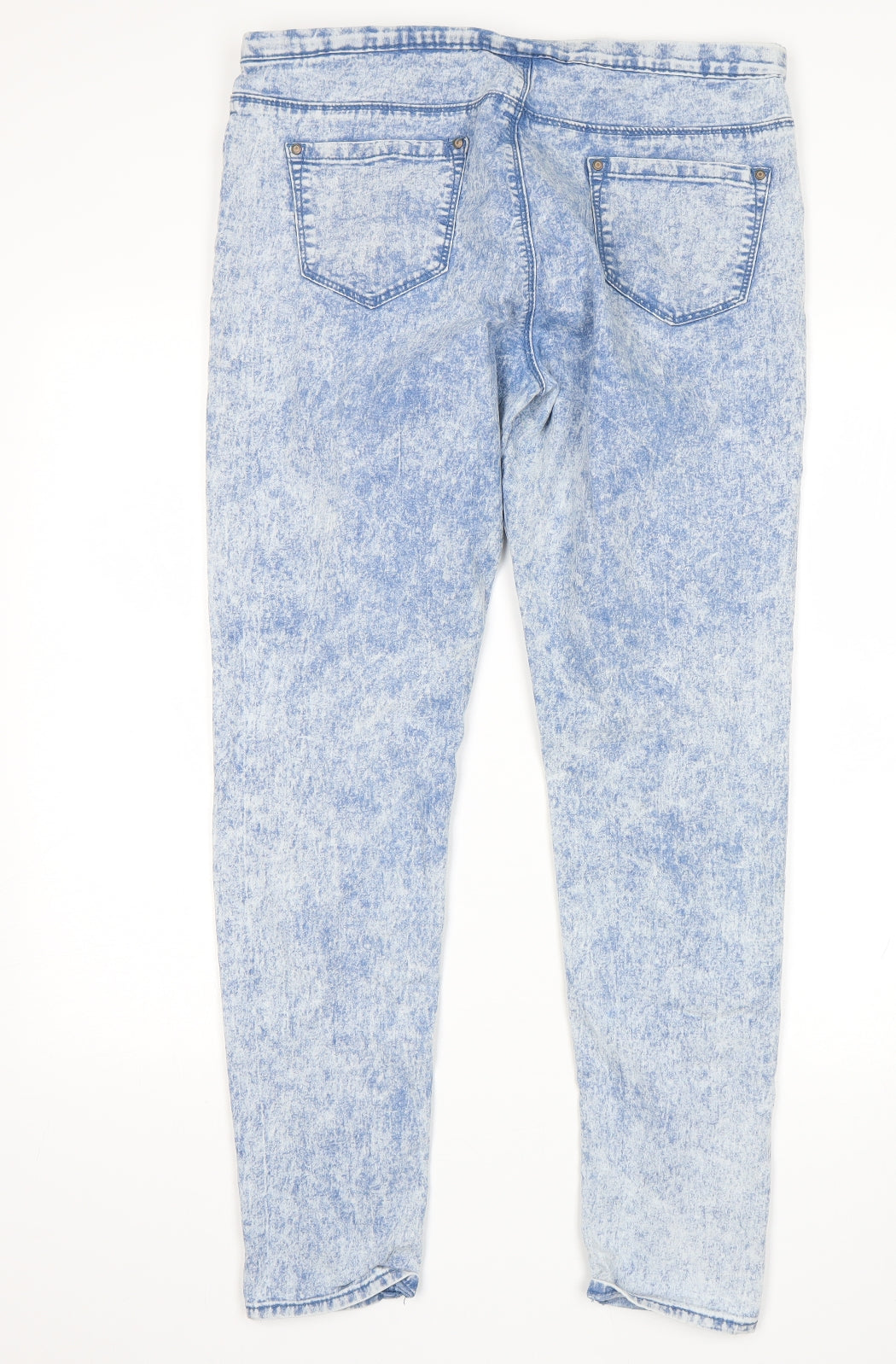 Womens UK Size 14 Preworn Regular Fit Jegging Blue Jeans