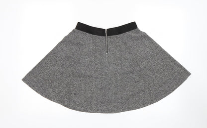 H&M Womens Grey   Skater Skirt Size S