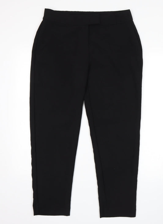 George Womens Black   Trousers  Size 12 L28 in