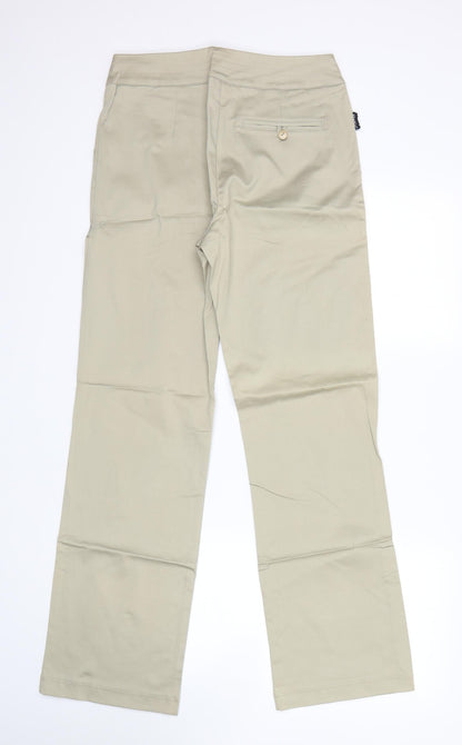 Moose Golf Clothing Womens Beige   Chino Trousers Size 10 L32 in