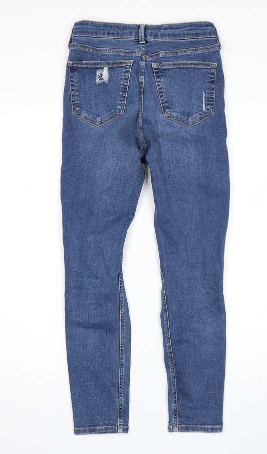 Topshop Womens Blue   Skinny Jeans Size 26 L30 in