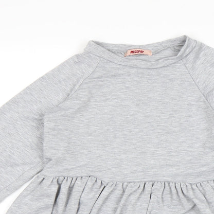 Misspap Womens Grey   Fit & Flare  Size 8