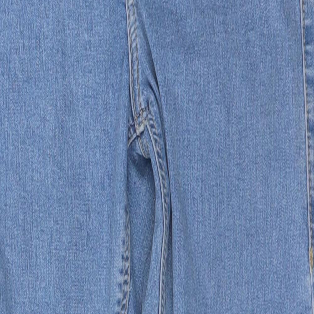 Topshop Womens Beige   Straight Jeans Size 25 in L25 in