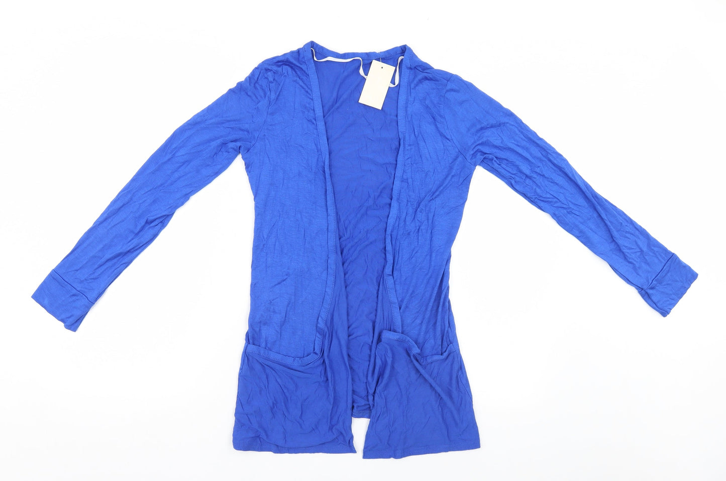 Womens UK Size  Preworn Blue Cardigan Jumper