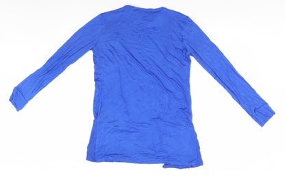 Womens UK Size  Preworn Blue Cardigan Jumper