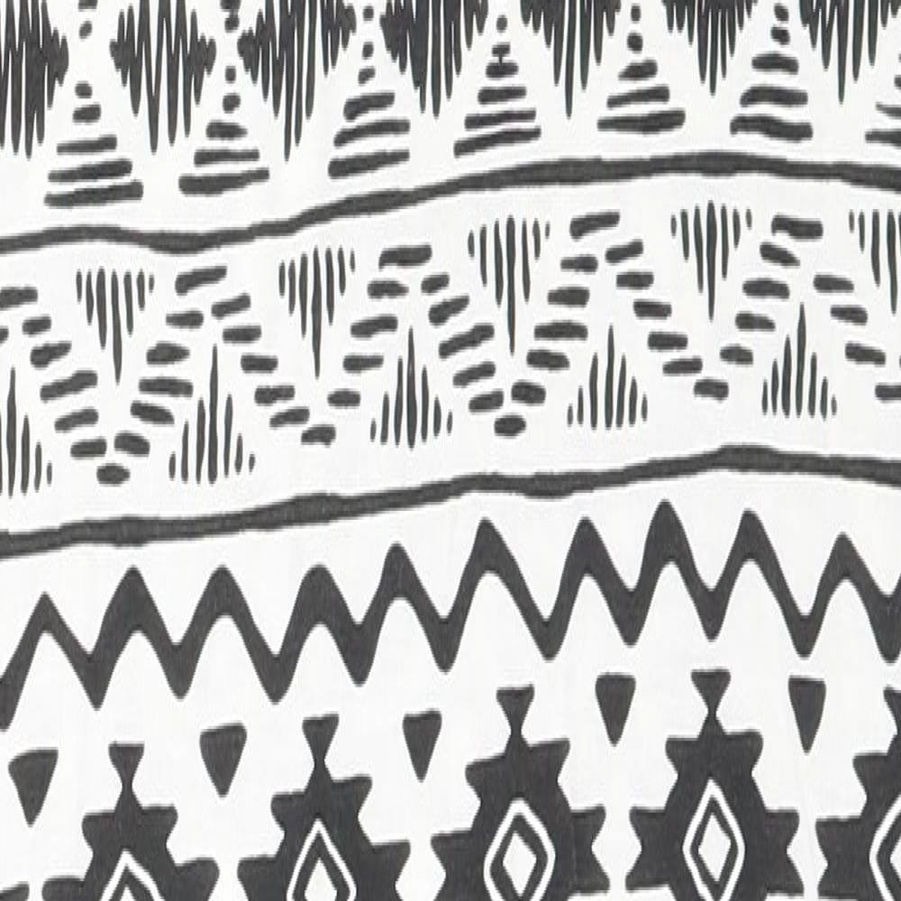 Boohoo Womens White Geometric  Pencil Dress