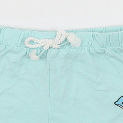TU Boys Green   Sweat Shorts Size 6 Years - Dolphin