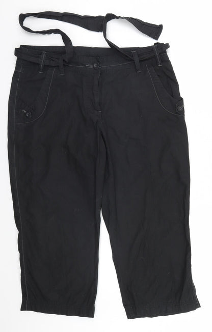 Womens UK Size 14 Dorothy Perkins Regular Fit  Black Trousers