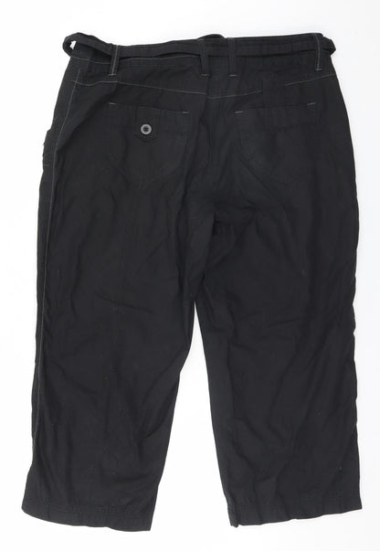 Womens UK Size 14 Dorothy Perkins Regular Fit  Black Trousers