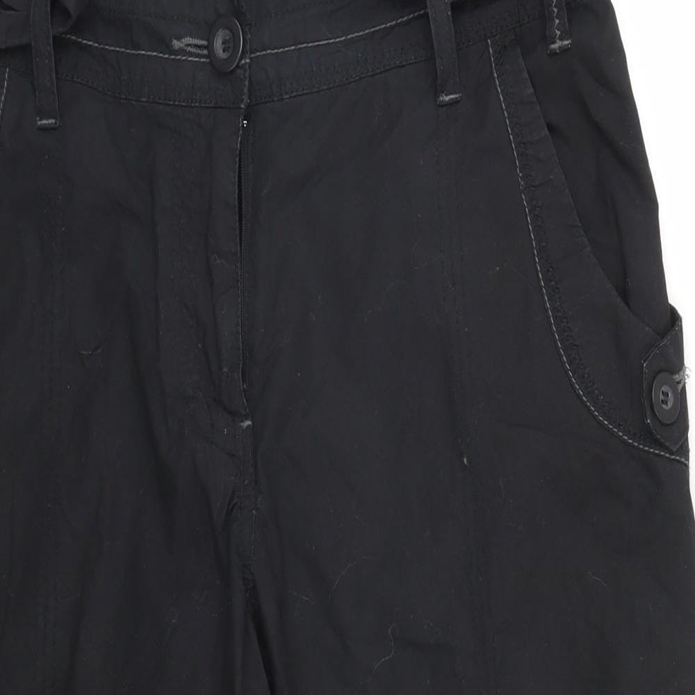 Womens UK Size 14 Dorothy Perkins Regular Fit  Black Trousers