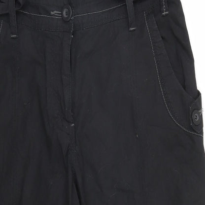 Womens UK Size 14 Dorothy Perkins Regular Fit  Black Trousers