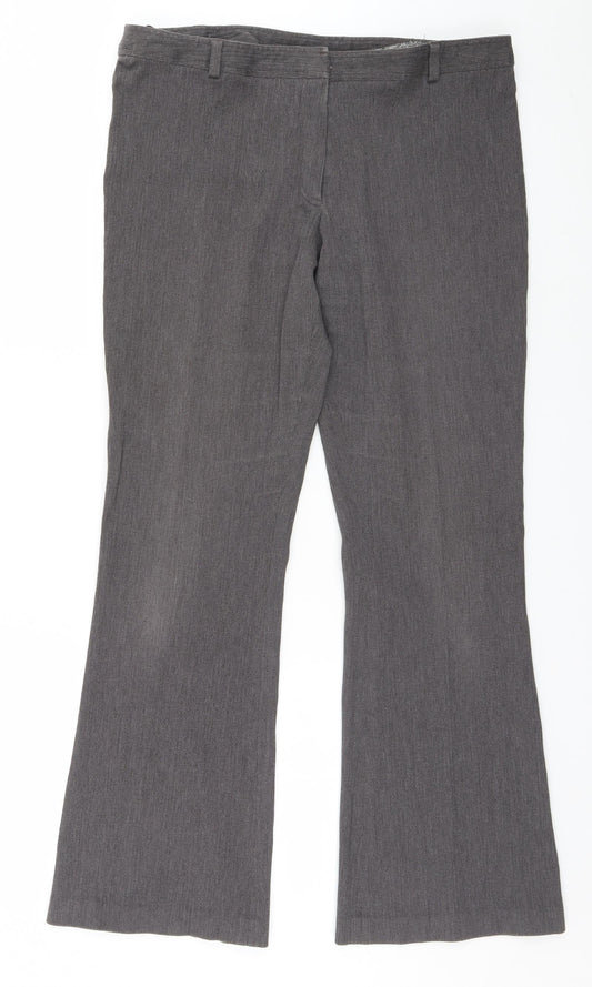 Womens UK Size 16 NL Collection Regular Fit  Grey Trousers