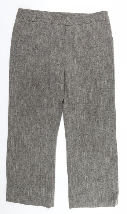 Womens UK Size 16 BHS Regular Fit  Brown Trousers