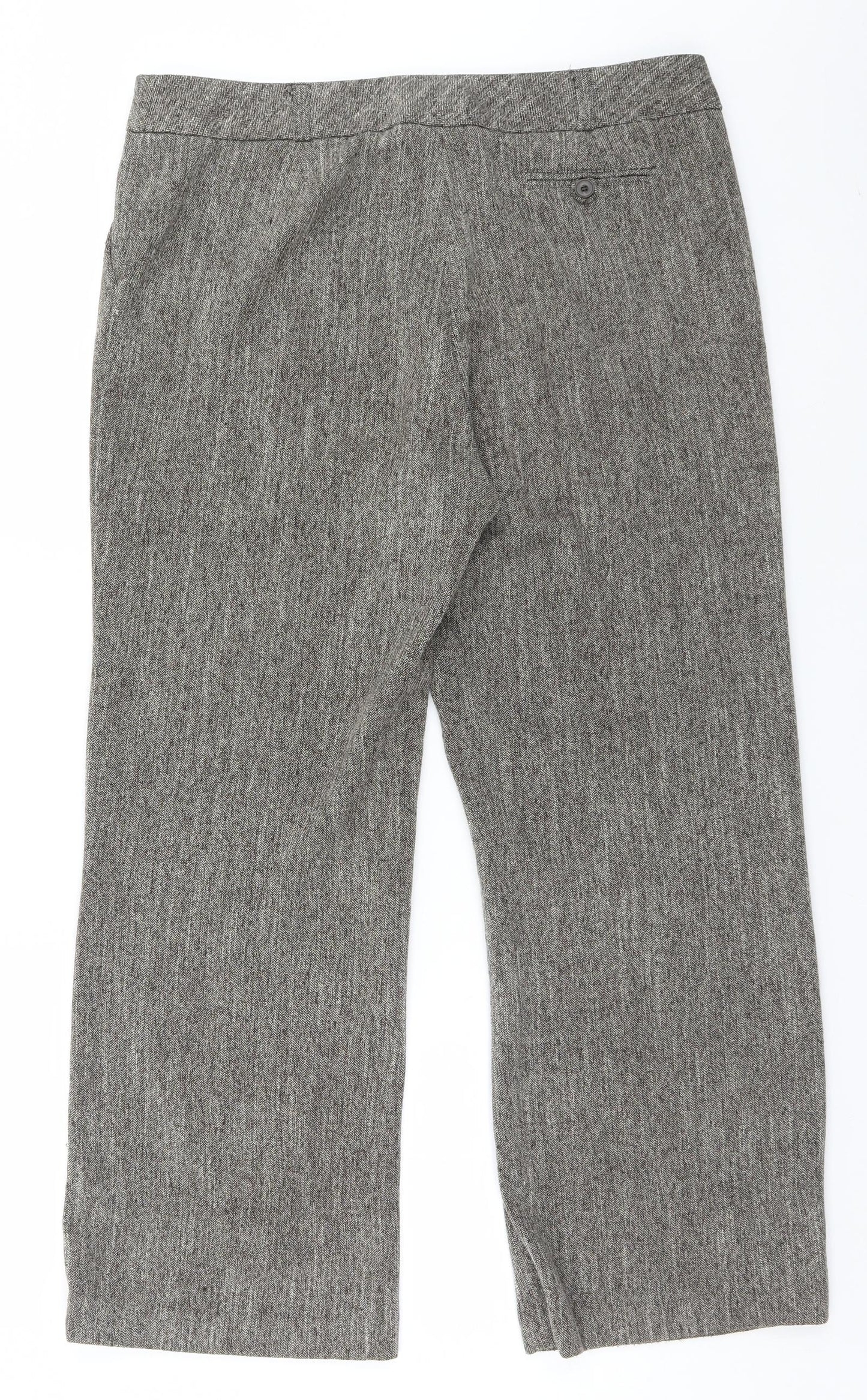 Womens UK Size 16 BHS Regular Fit  Brown Trousers