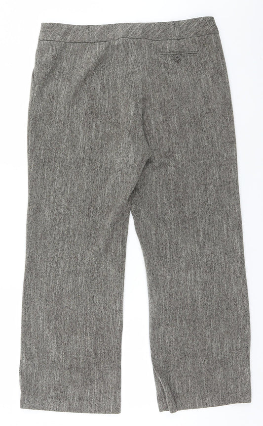 Womens UK Size 16 BHS Regular Fit  Brown Trousers