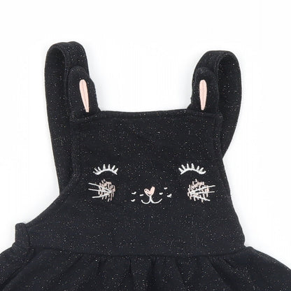 Preworn Girls Black   A-Line    - Bunny