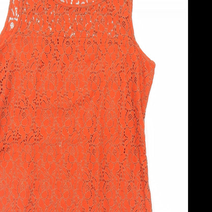 F&F Womens Orange   Basic Tank Size 12