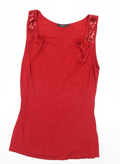 George Womens Red   Basic Tank Size 12