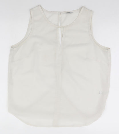 George Womens White   Basic Blouse Size 14