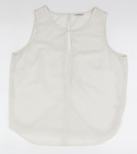George Womens White   Basic Blouse Size 14