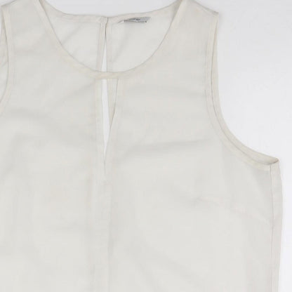 George Womens White   Basic Blouse Size 14
