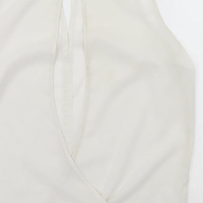 George Womens White   Basic Blouse Size 14