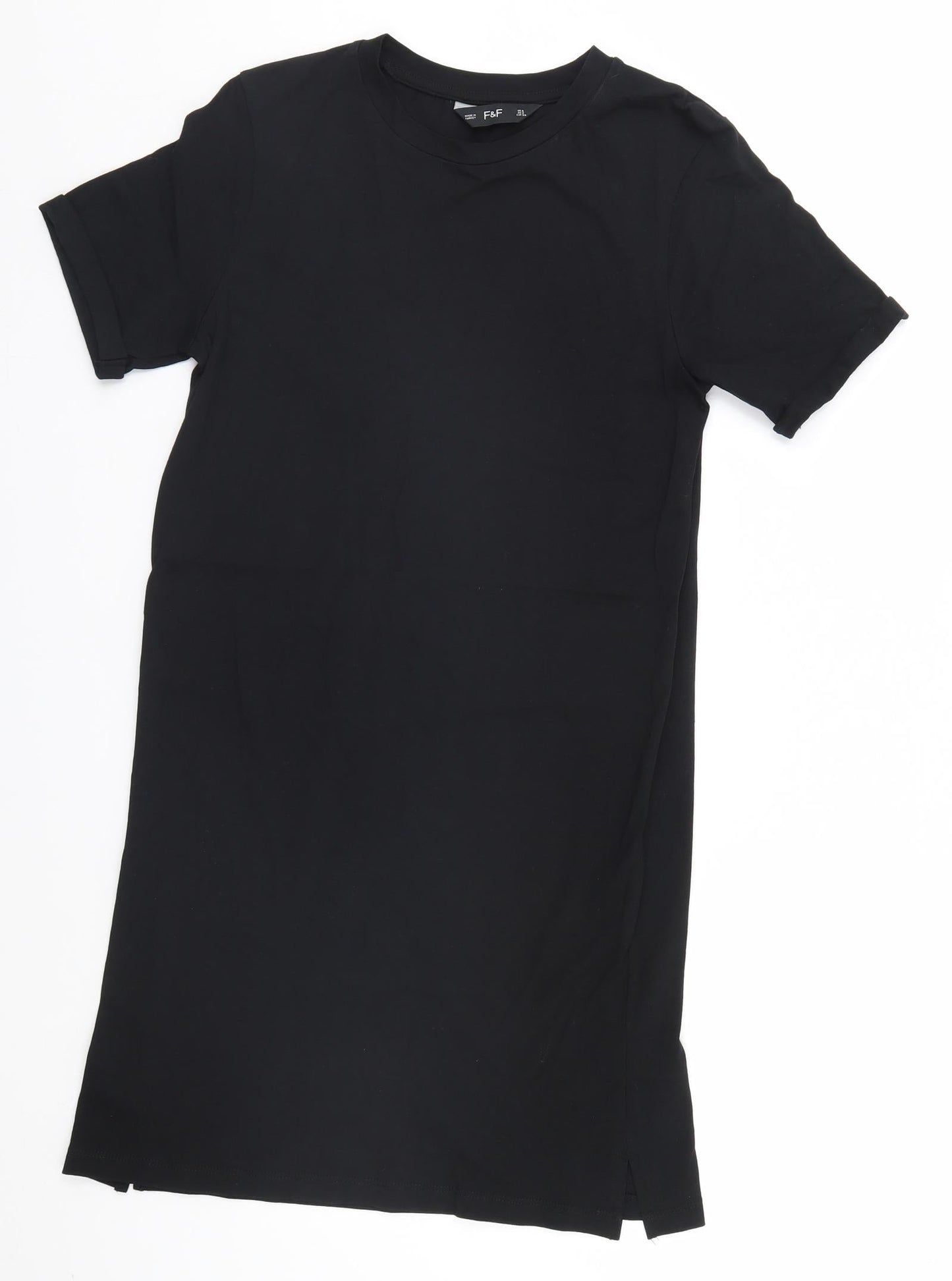 F&F Womens Black    T-Shirt Size 6