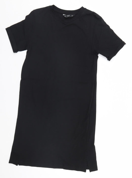 F&F Womens Black    T-Shirt Size 6