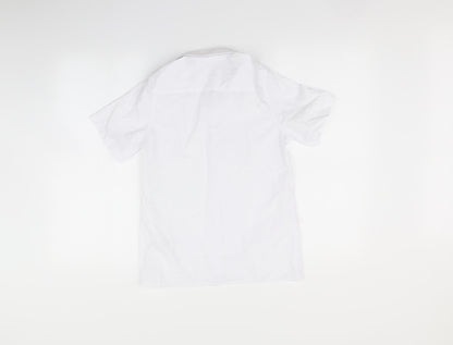 Marks and Spencer Boys White   Basic Button-Up Size 9 Years