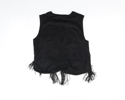 Womens UK Size S Parisian Black Cardigan Jumper