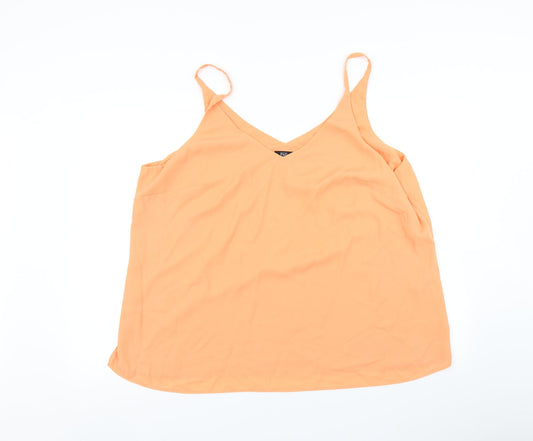 F&F Womens Orange   Camisole Tank Size 22