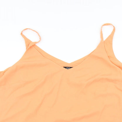 F&F Womens Orange   Camisole Tank Size 22
