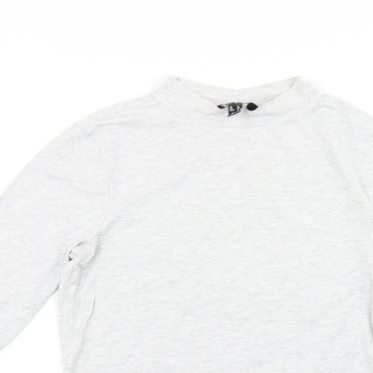 Womens UK Size 16 New Look Grey Basic T-Shirt