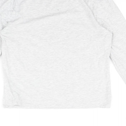 Womens UK Size 16 New Look Grey Basic T-Shirt