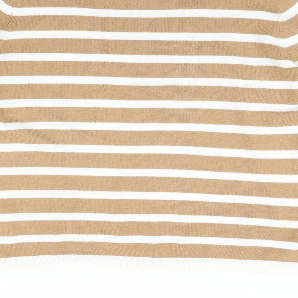 Womens UK Size 12 Marks and Spencer Beige Pullover Jumper