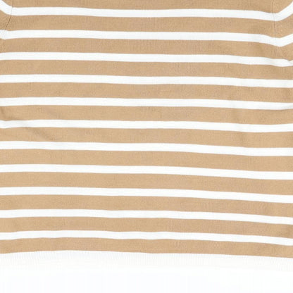 Womens UK Size 12 Marks and Spencer Beige Pullover Jumper