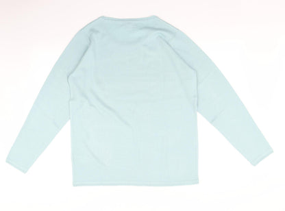 Womens UK Size 12 Julipa Blue Pullover Jumper