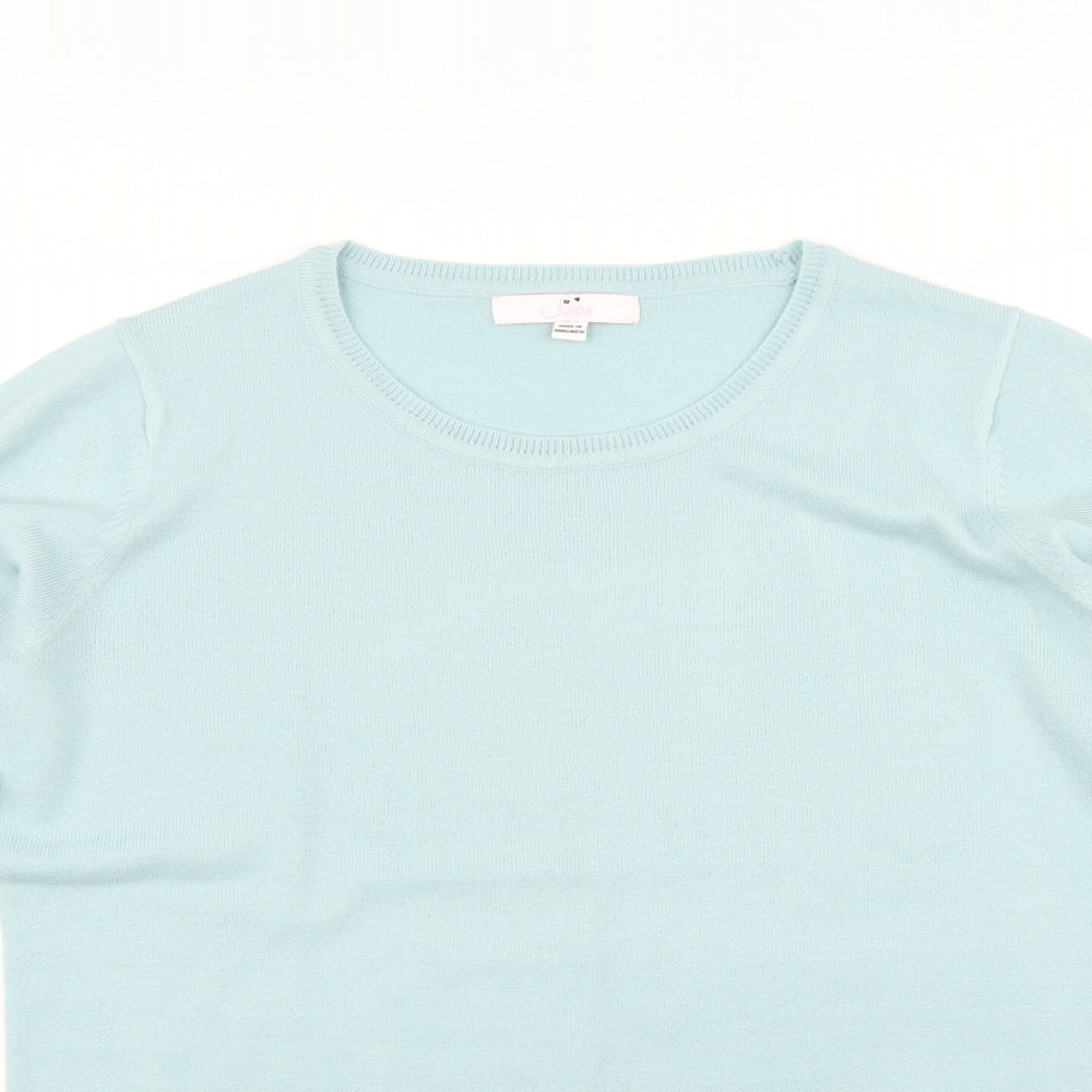 Womens UK Size 12 Julipa Blue Pullover Jumper
