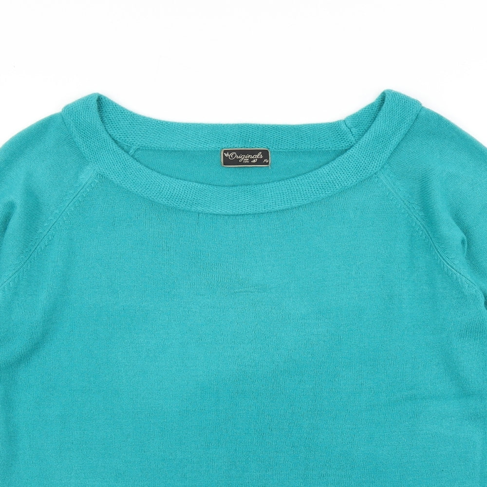 Womens UK Size 14 Originals Blue Pullover Jumper