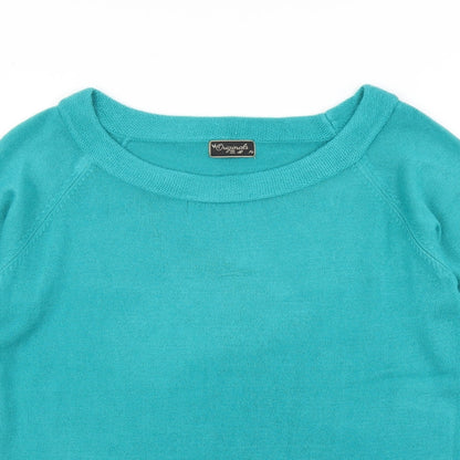 Womens UK Size 14 Originals Blue Pullover Jumper