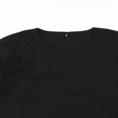 Womens UK Size XL Only Black Basic Blouse