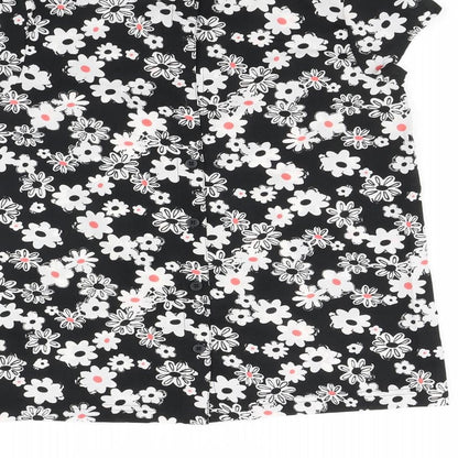 Marks and Spencer Girls Multicoloured Floral  Basic T-Shirt Size 10-11 Years